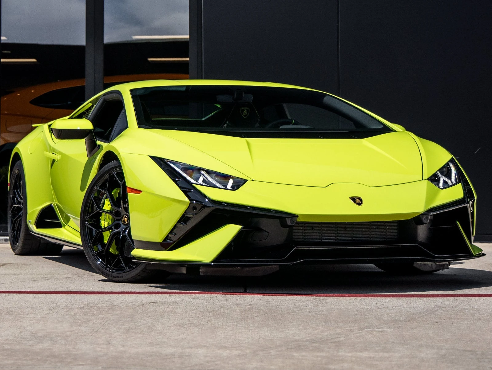 2024 Lamborghini Huracan Tecnica for sale, exterior, Verde Scandal Metallic