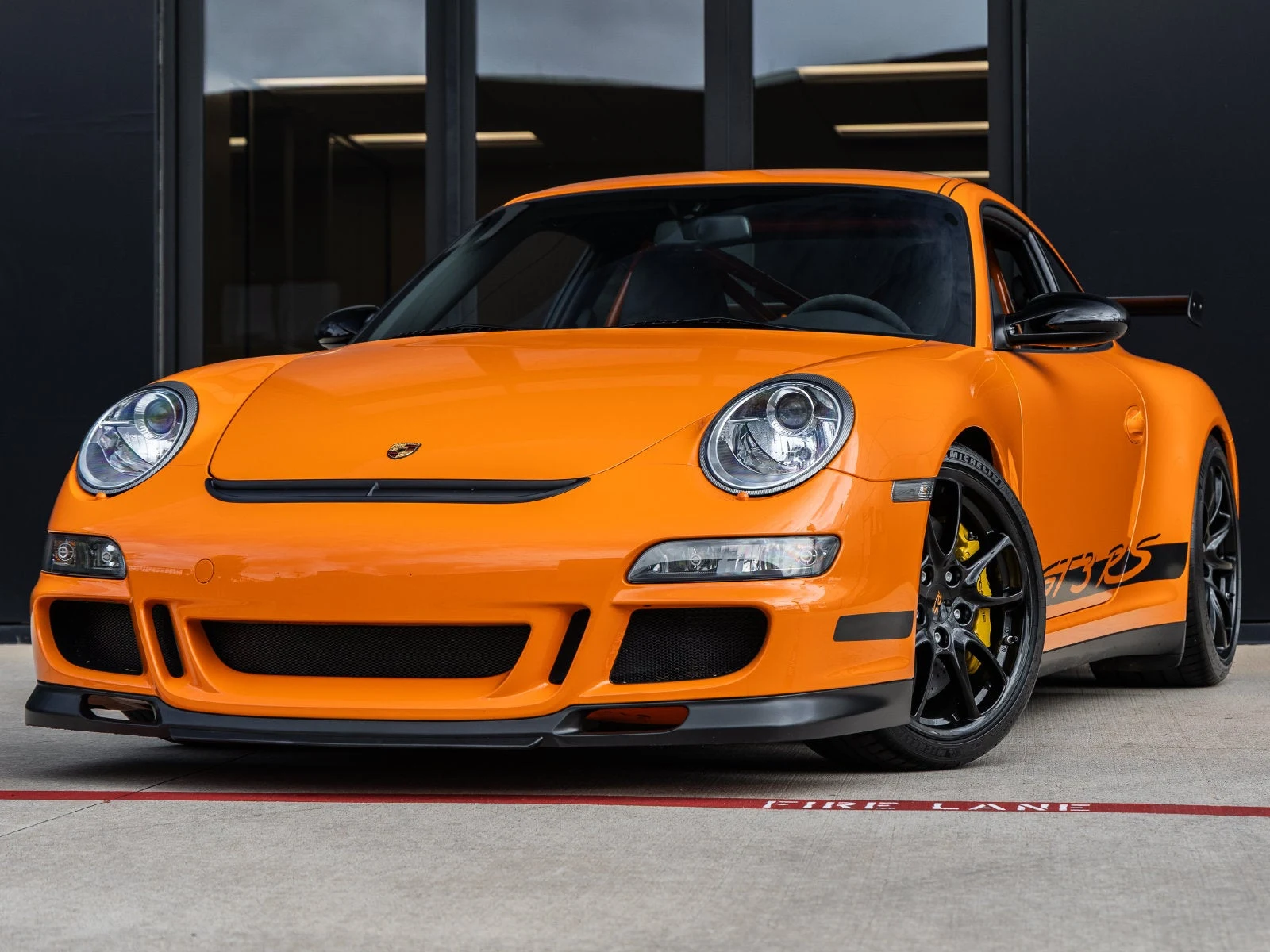 2007 Porsche 911 GT3 RS for sale, exterior, Orange with contrasting Black