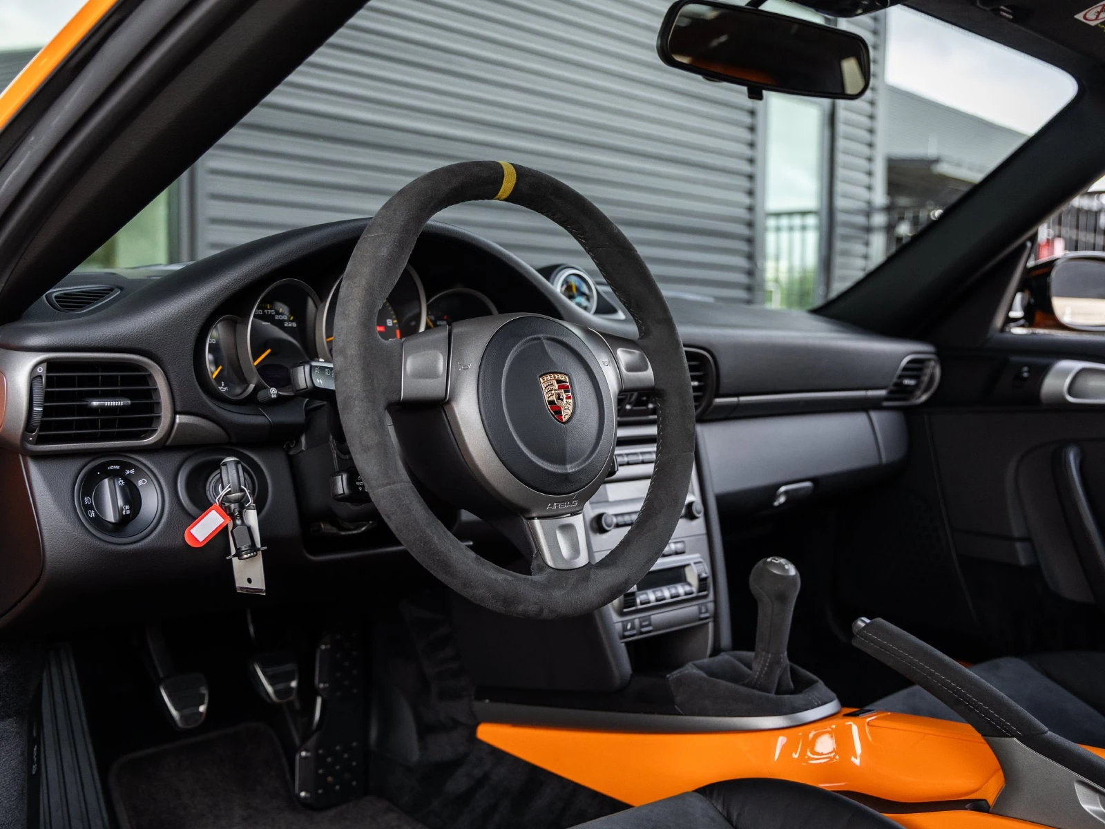 2007 Porsche 911 GT3 RS interior, dashboard, Black leather