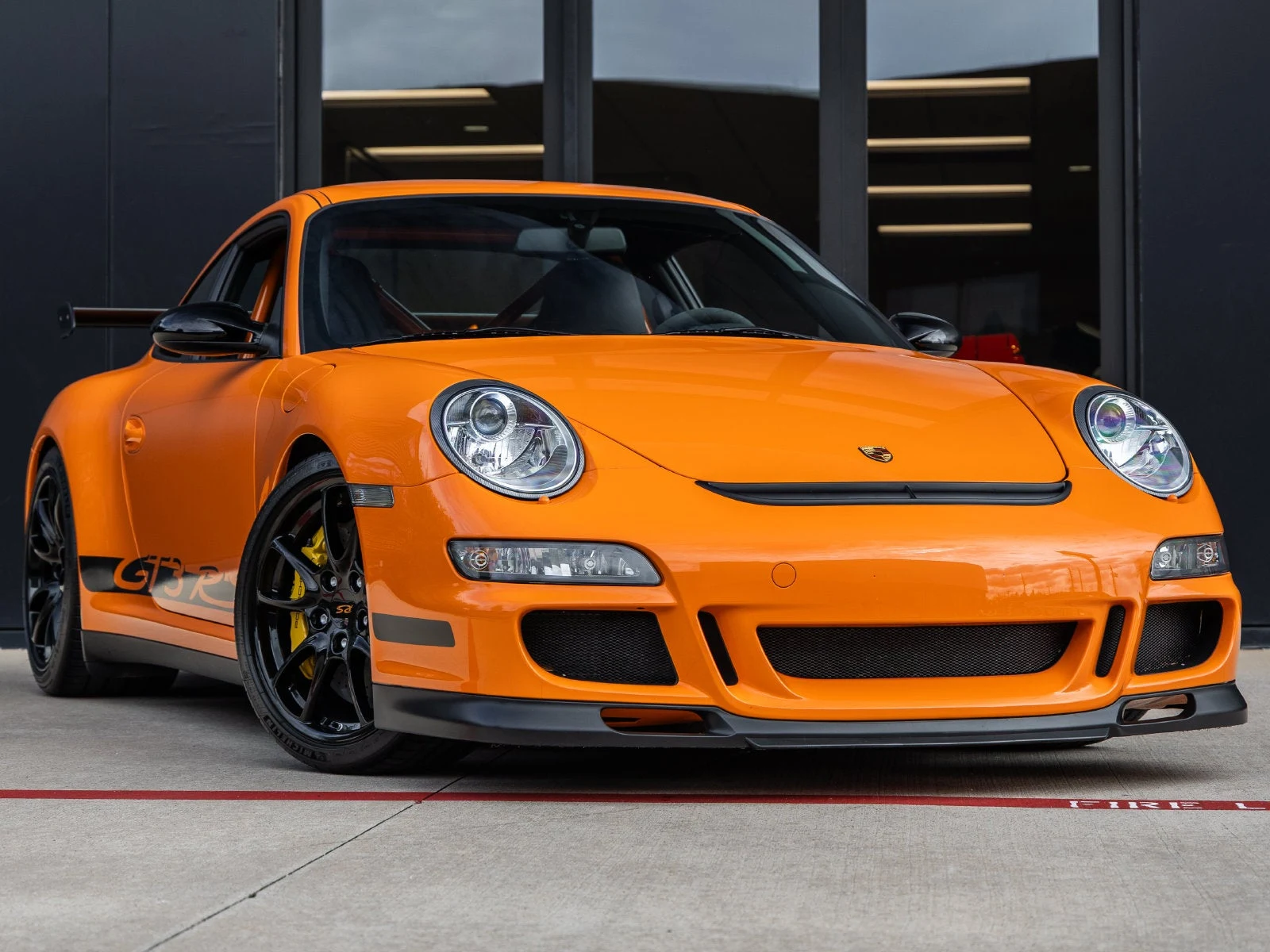 2007 Porsche 911 GT3 RS for sale, exterior, Orange with contrasting Black