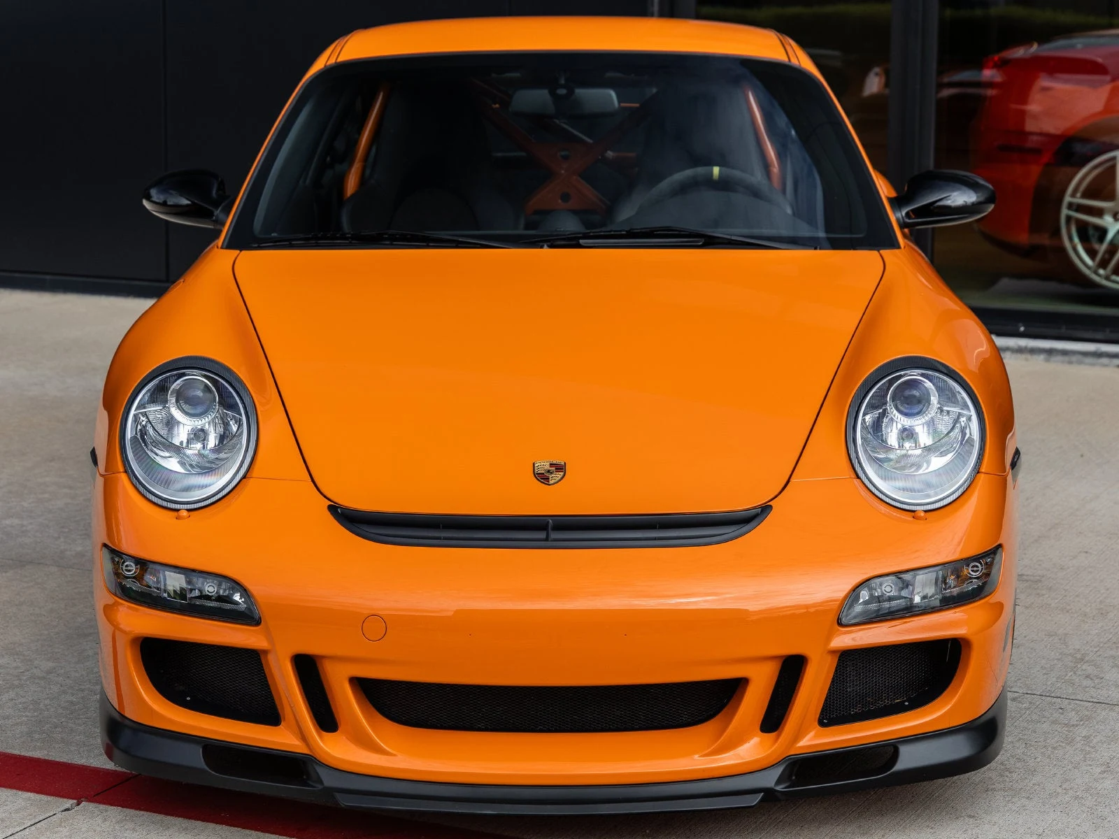 2007 Porsche 911 GT3 RS for sale, exterior, Orange with contrasting Black