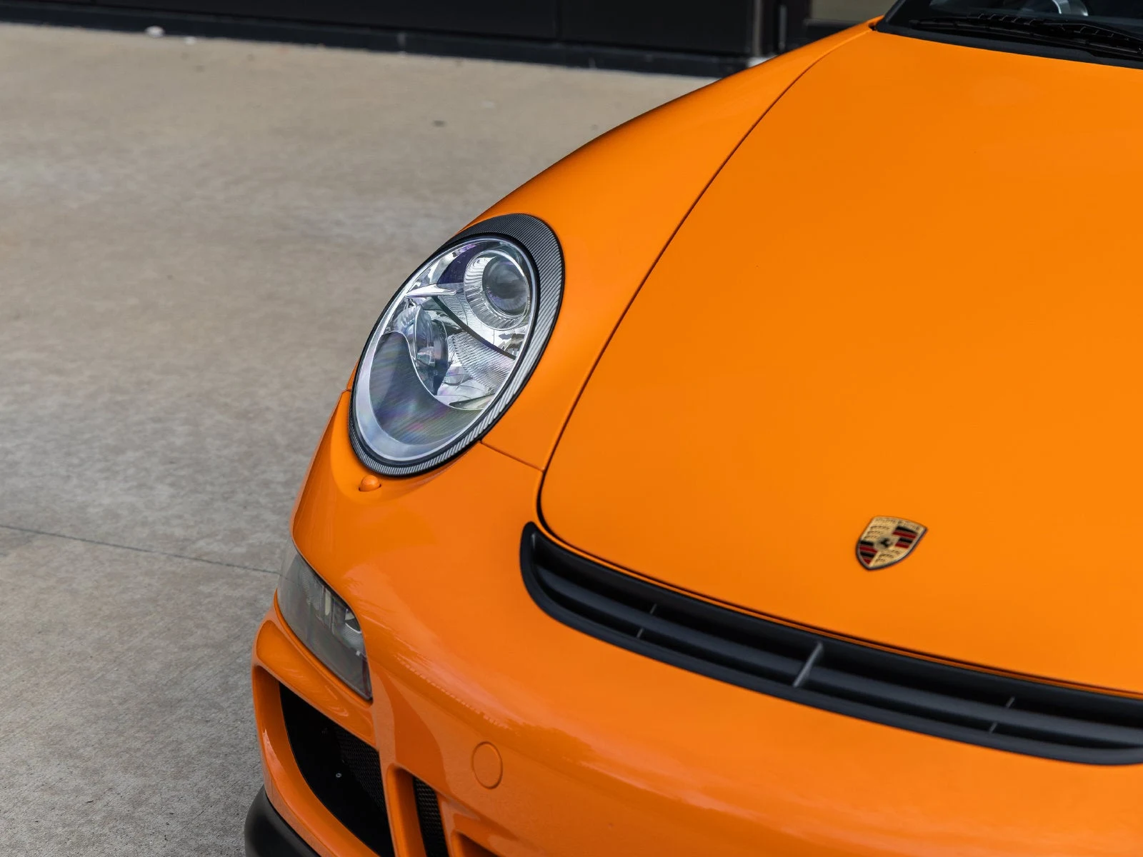 2007 Porsche 911 GT3 RS for sale, exterior, Orange with contrasting Black