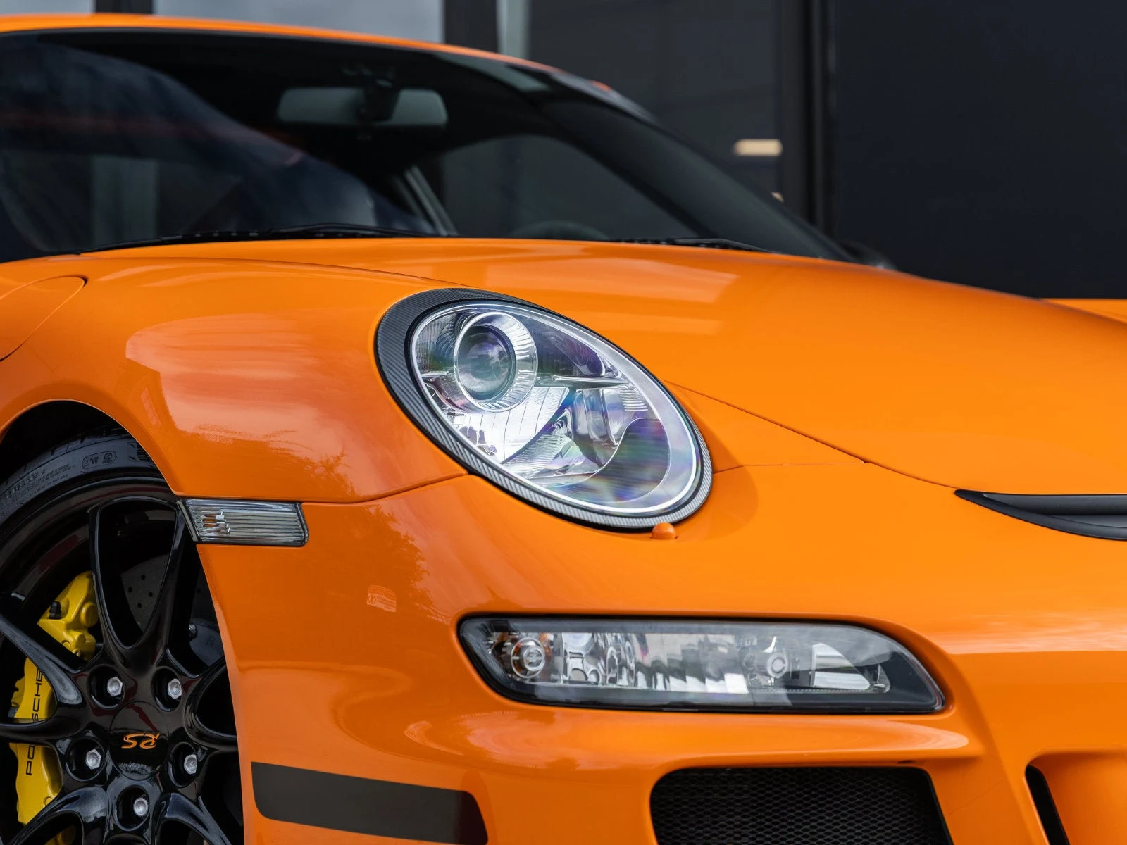 2007 Porsche 911 GT3 RS for sale, exterior, Orange with contrasting Black
