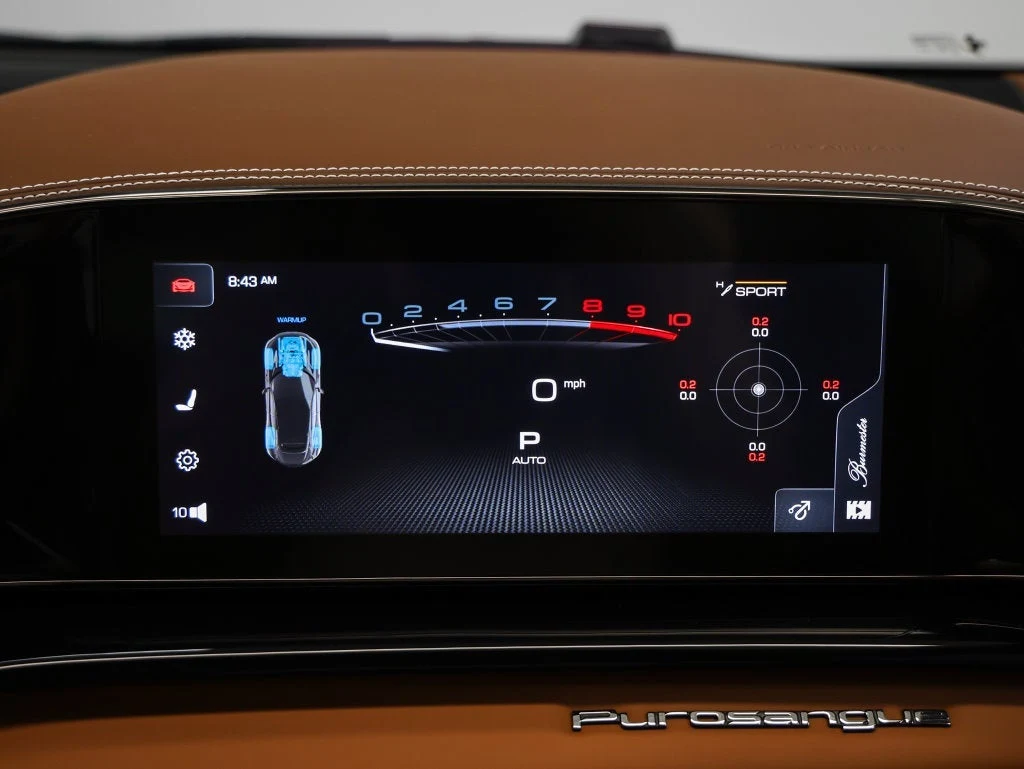 2026 Ferrari Purosangue interior, Cuoio leather with Iroko accents