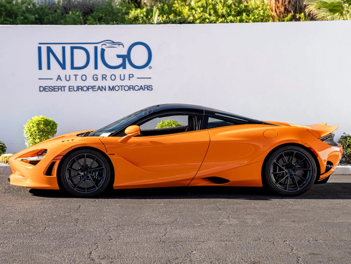 2025 McLaren 750S Performance, side profile, McLaren Orange