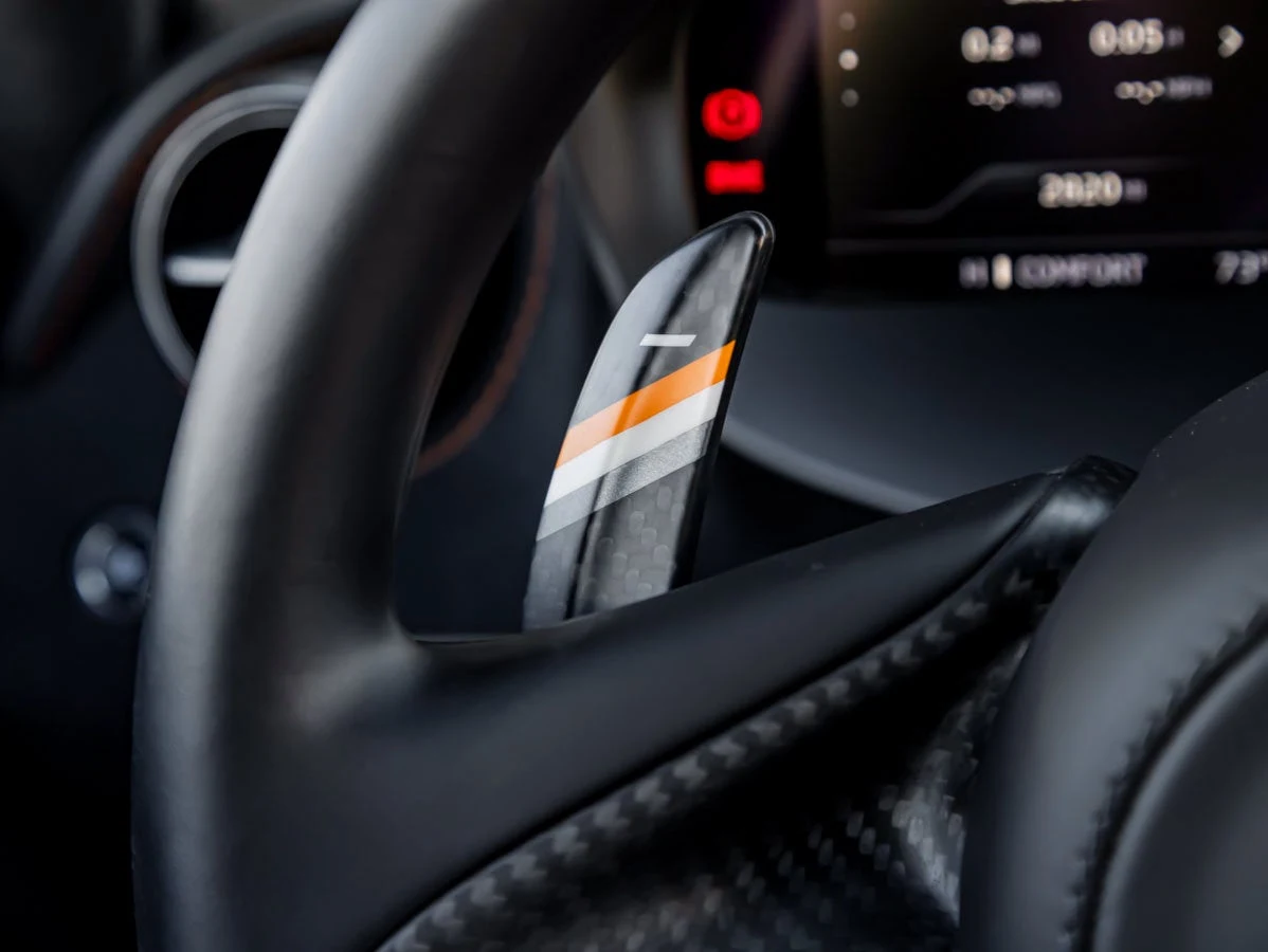 2025 McLaren 750S Performance interior, Carbon Black