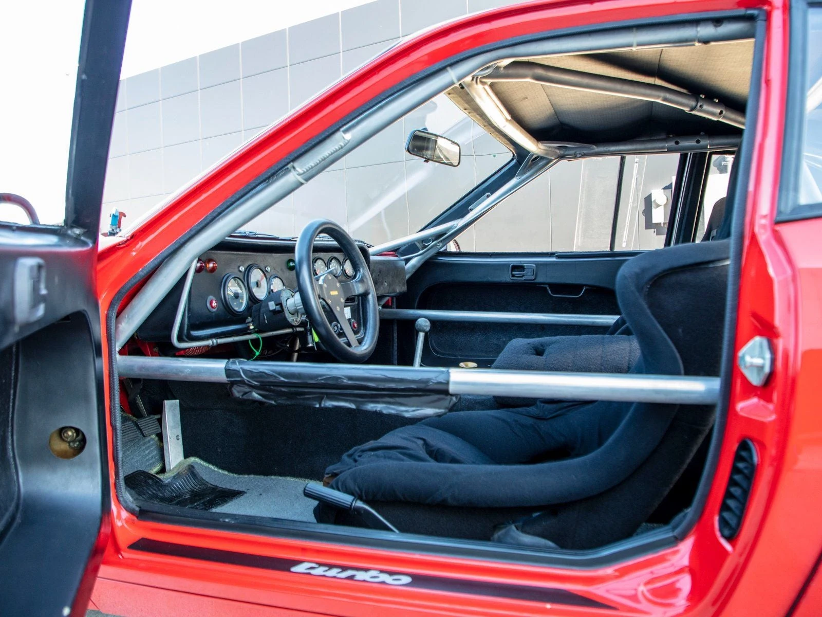 1981 Porsche 924 Carrera GTR interior, dashboard, Black