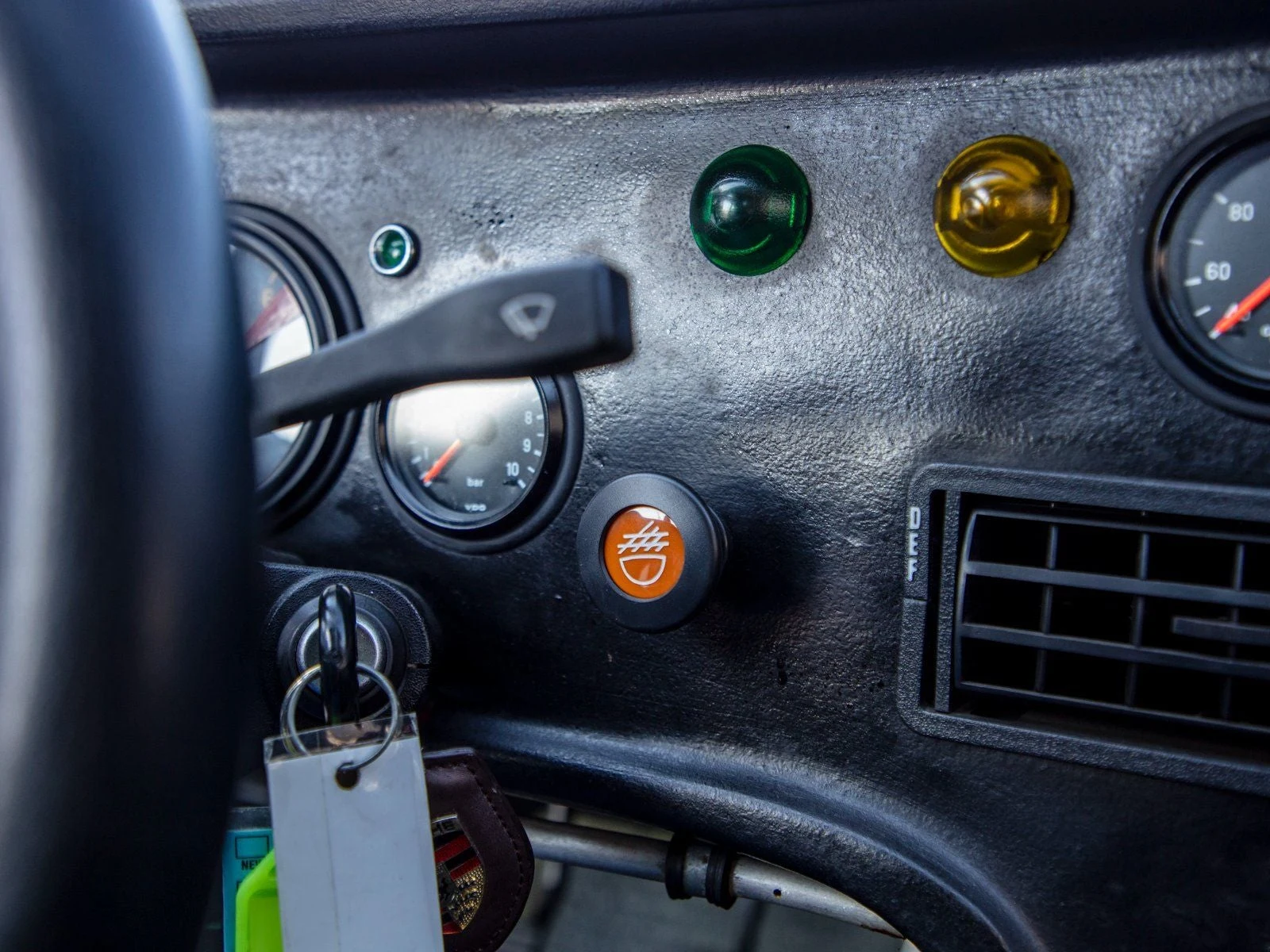 1981 Porsche 924 Carrera GTR interior, Black