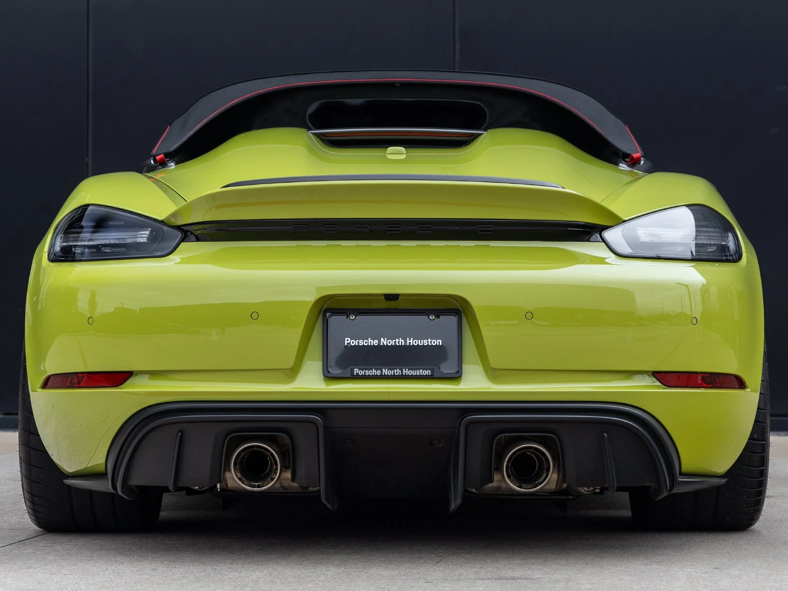 2025 Porsche 718 Spyder RS Weissach for sale, exterior, Paint to Sample Linden Green