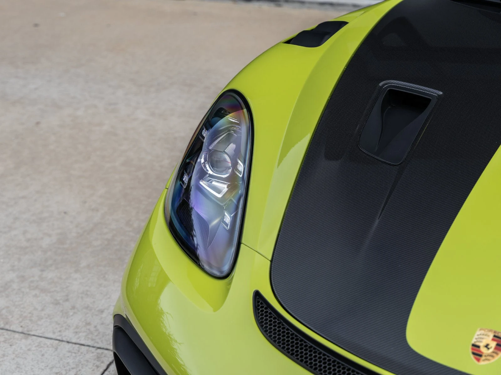 2025 Porsche 718 Spyder RS Weissach for sale, exterior, Paint to Sample Linden Green