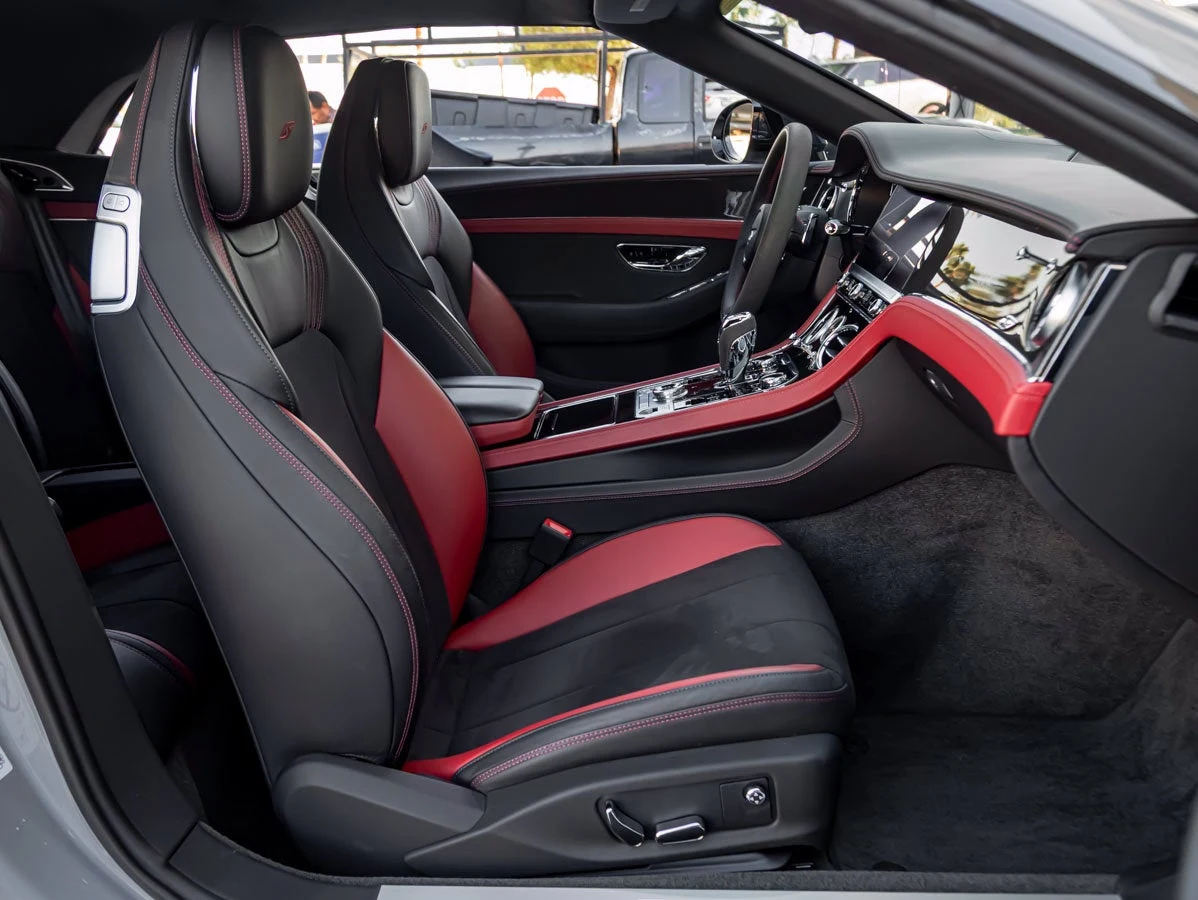 2023 Bentley Continental GTC S V8 interior, seats, Hotspur leather