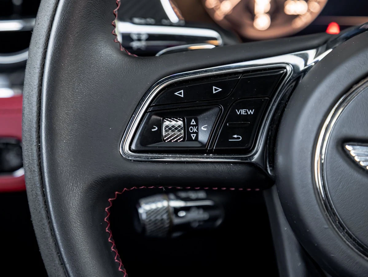 2023 Bentley Continental GTC S V8 interior, center console, Hotspur leather