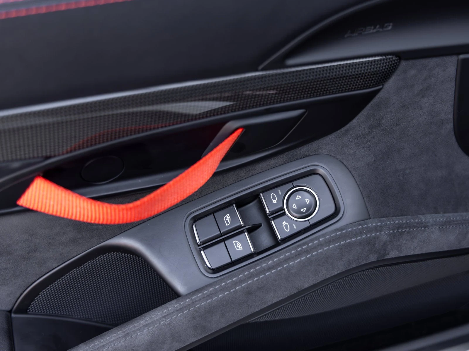 2016 Porsche 911 GT3 RS interior, Black leather / Lava Orange Alcantara