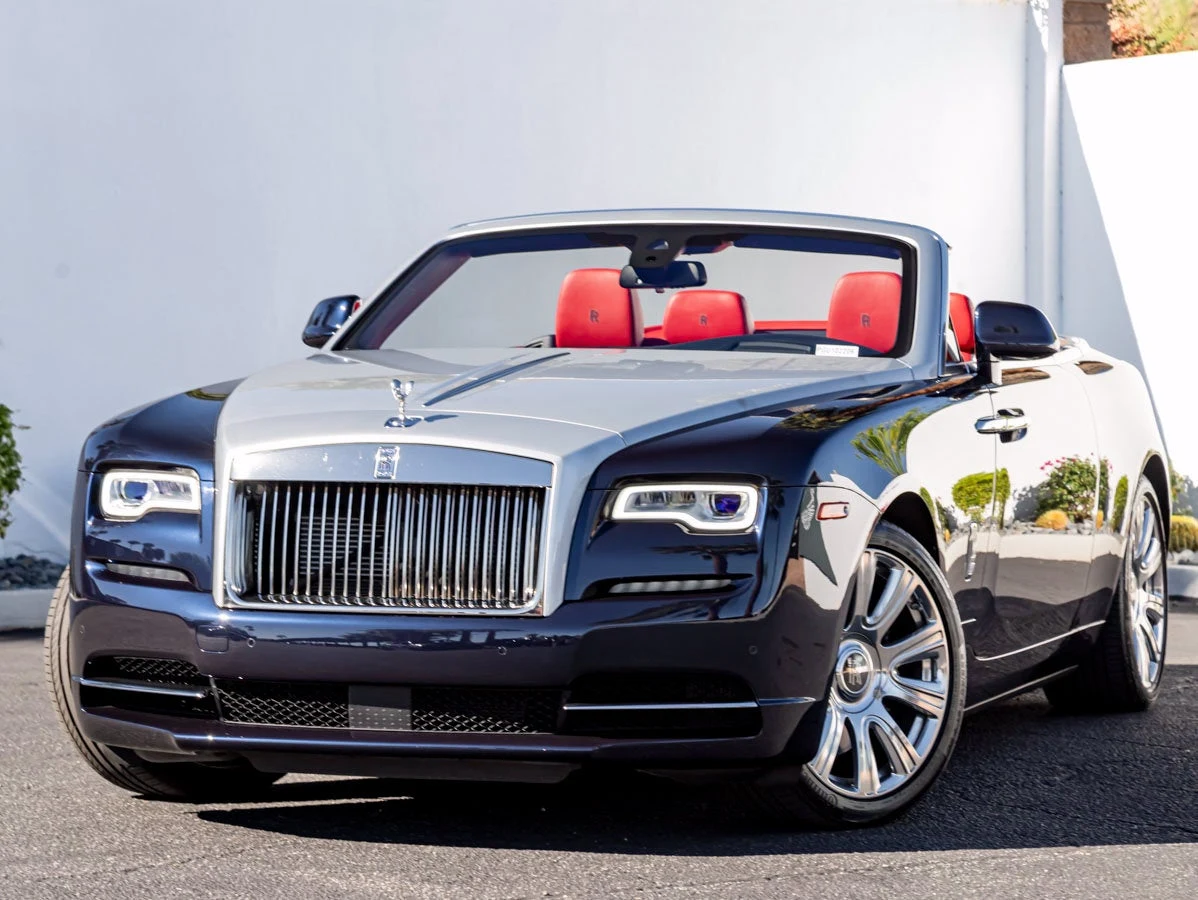 2016 Rolls-Royce Dawn for sale, exterior, Midnight Sapphire with Silver