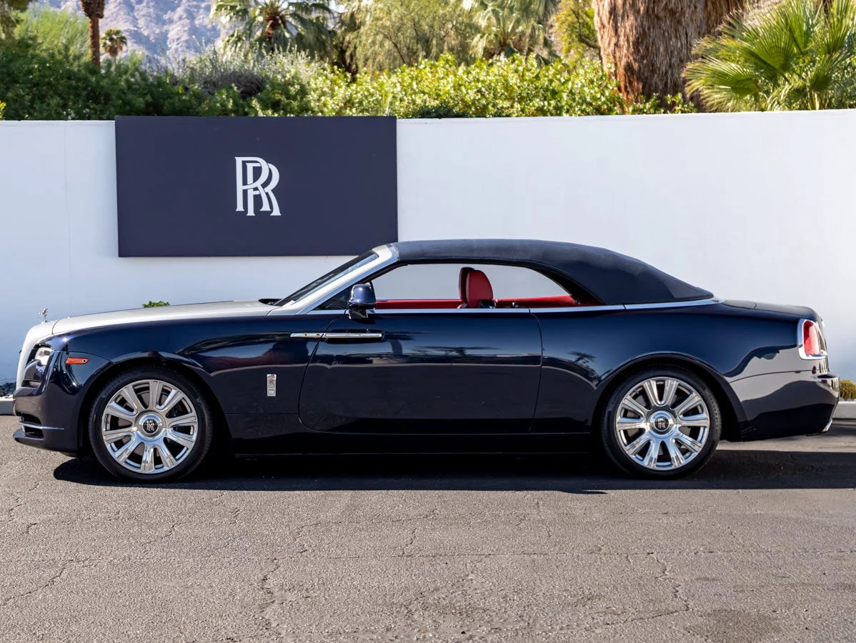 2016 Rolls-Royce Dawn for sale, exterior, Midnight Sapphire with Silver