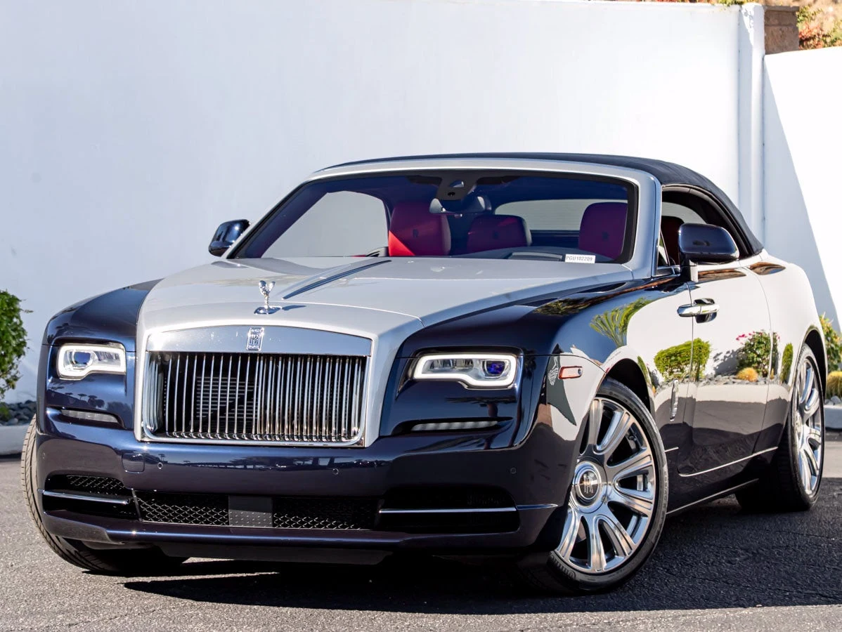 2016 Rolls-Royce Dawn for sale, exterior, Midnight Sapphire with Silver