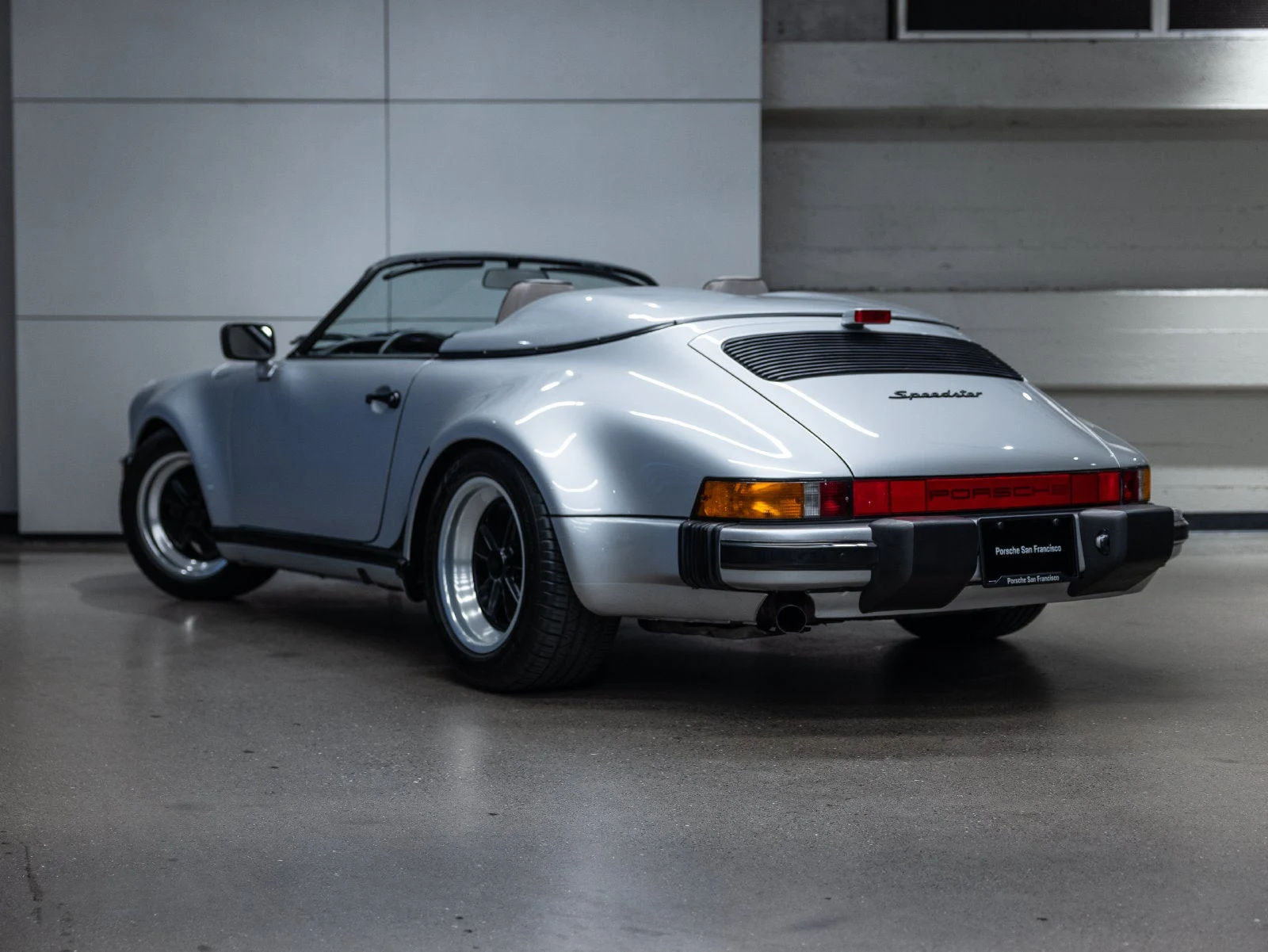 1989 Porsche 911 Speedster for sale, exterior, Silver Metallic