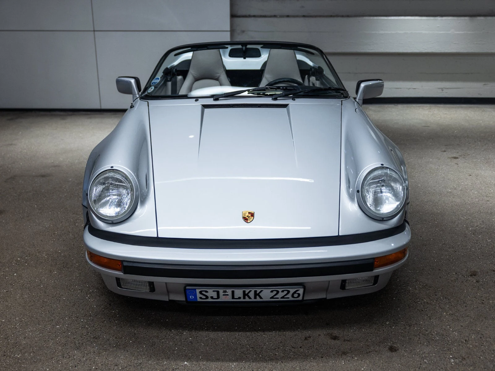 1989 Porsche 911 Speedster for sale, exterior, Silver Metallic