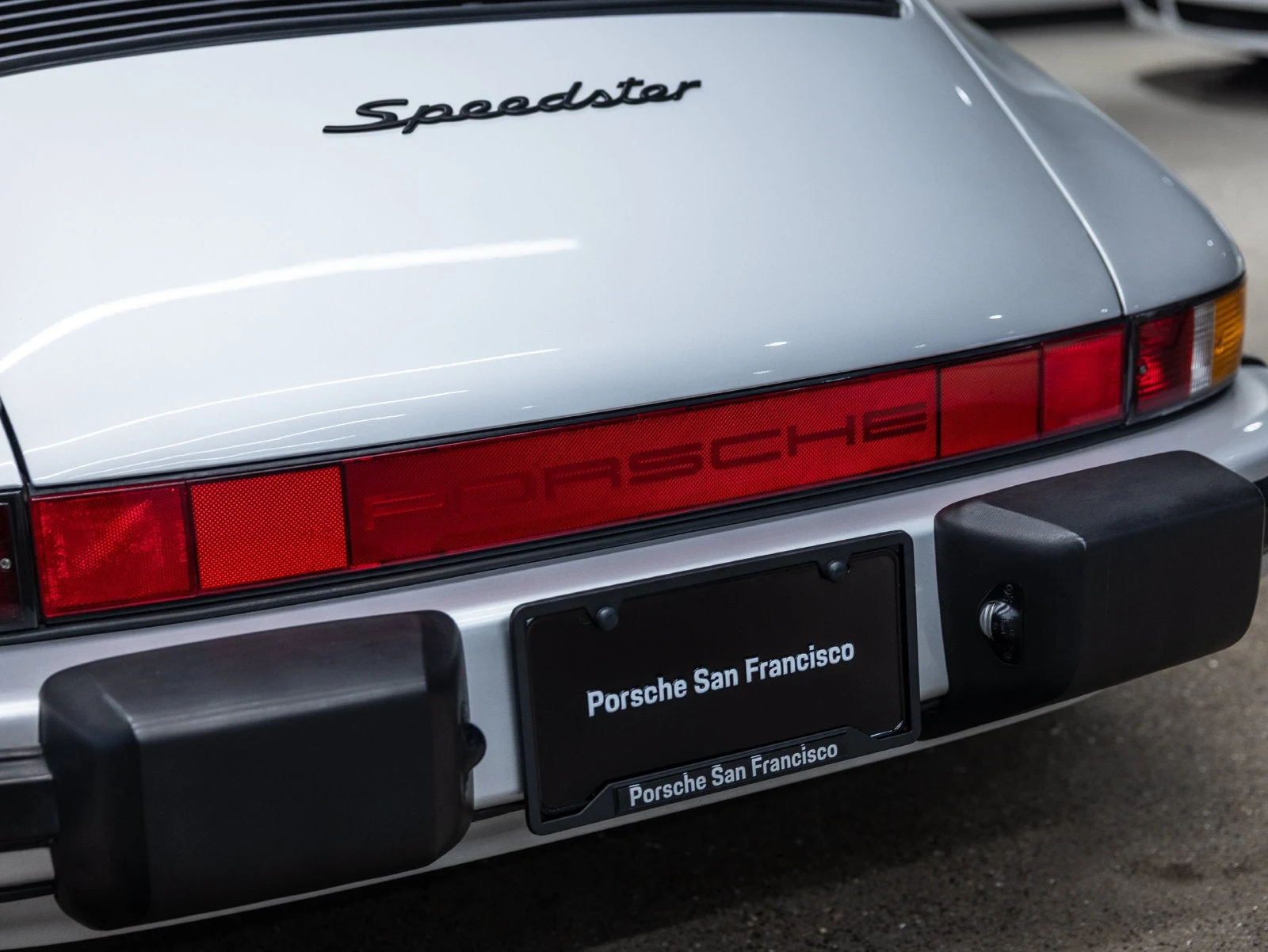 1989 Porsche 911 Speedster for sale, exterior, Silver Metallic