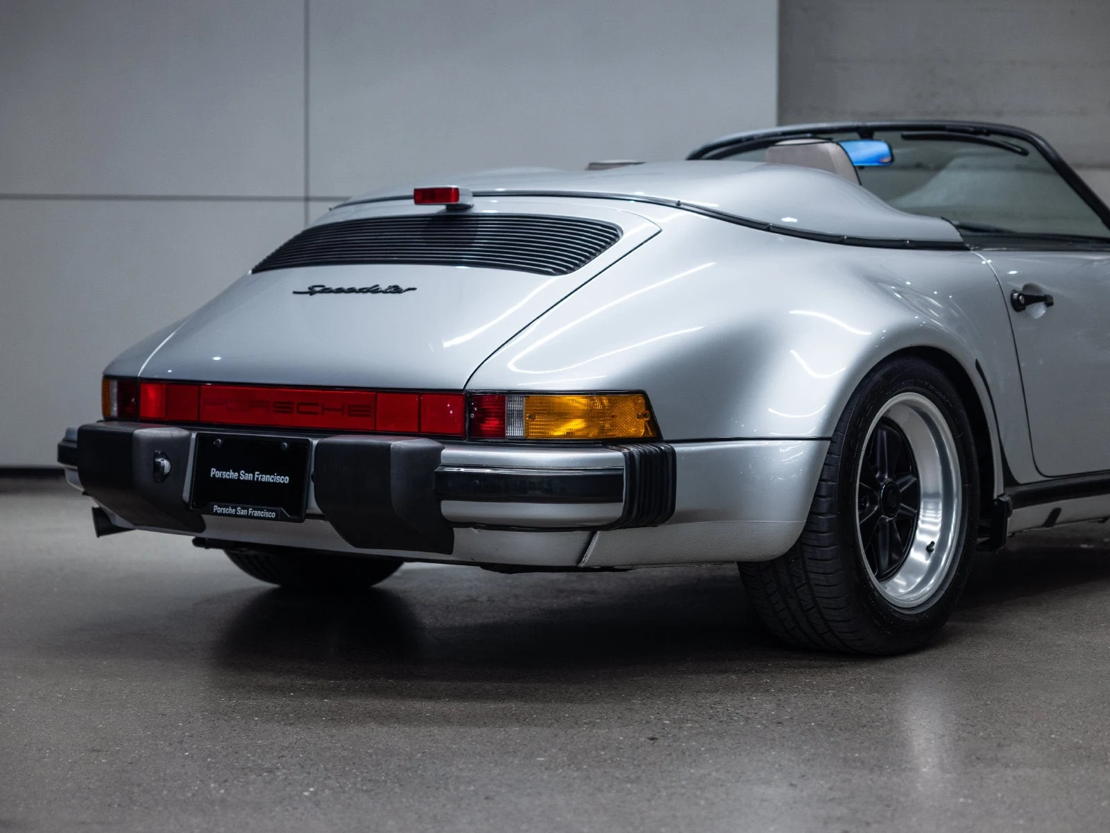 1989 Porsche 911 Speedster for sale, exterior, Silver Metallic