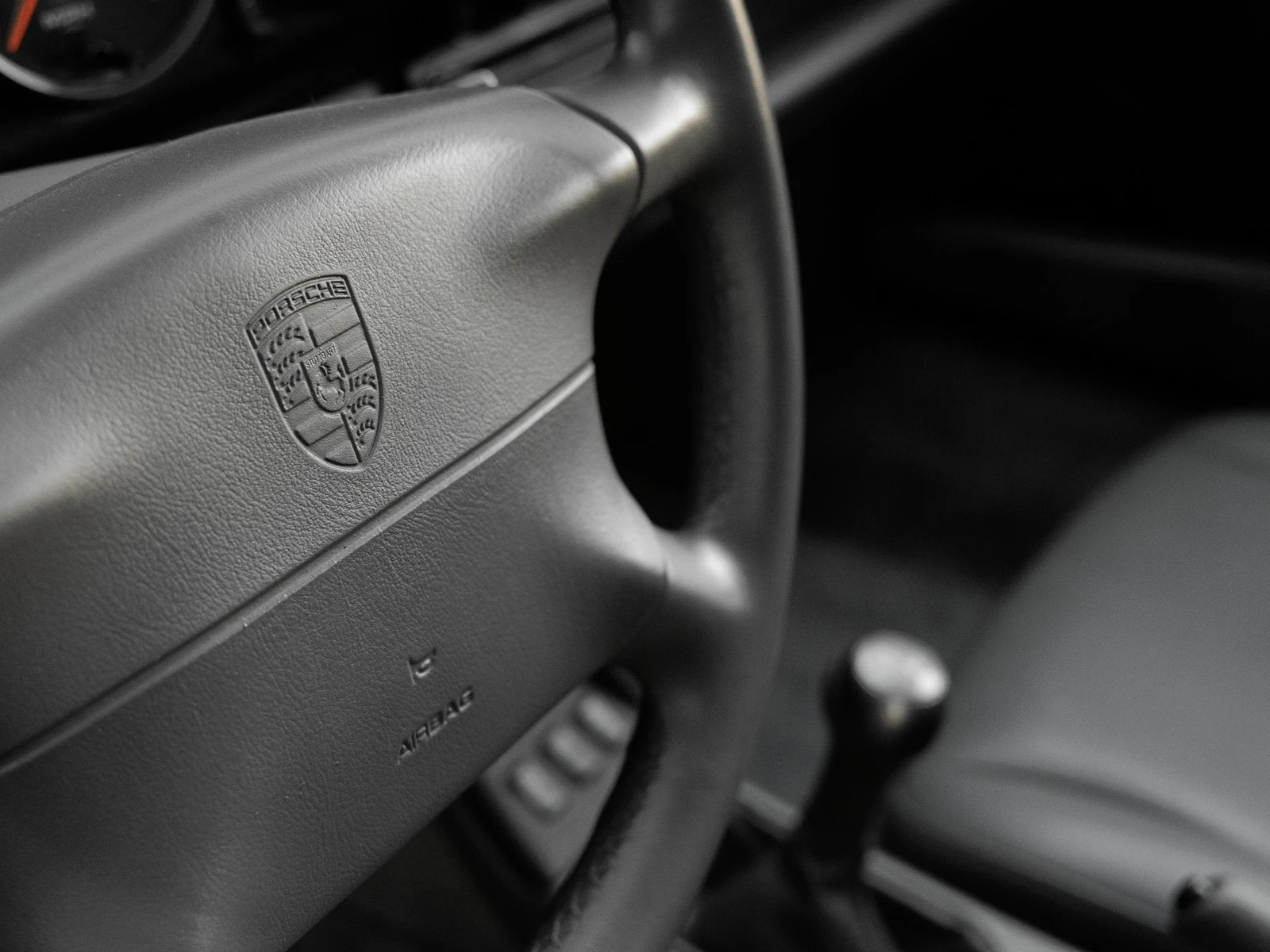 1997 Porsche 911 Carrera S interior, steering wheel