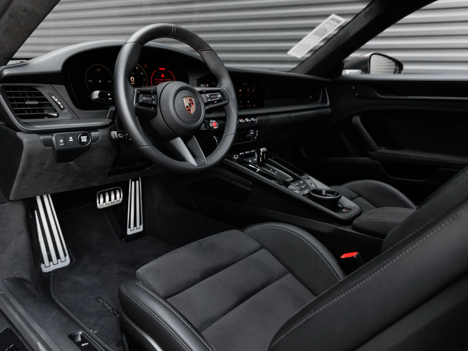 2025 Porsche 911 Carrera GTS interior, Black