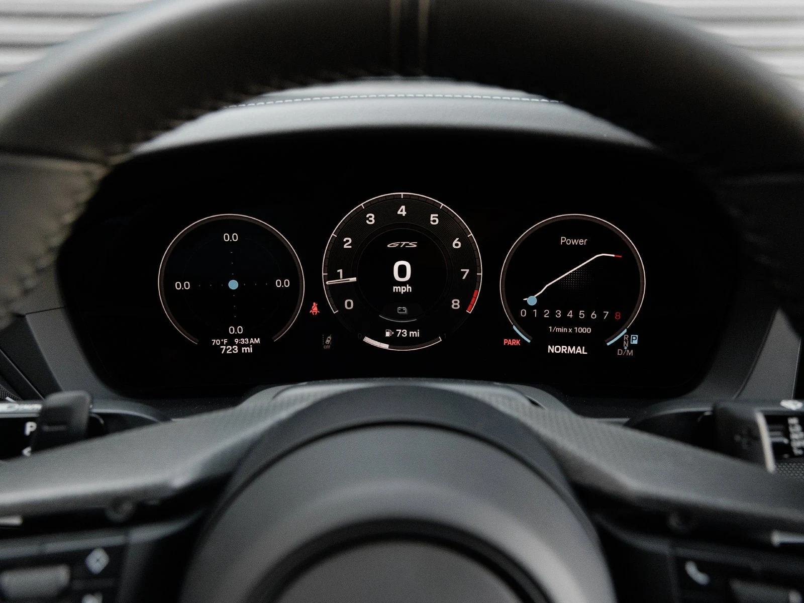 2025 Porsche 911 Carrera GTS interior, Black