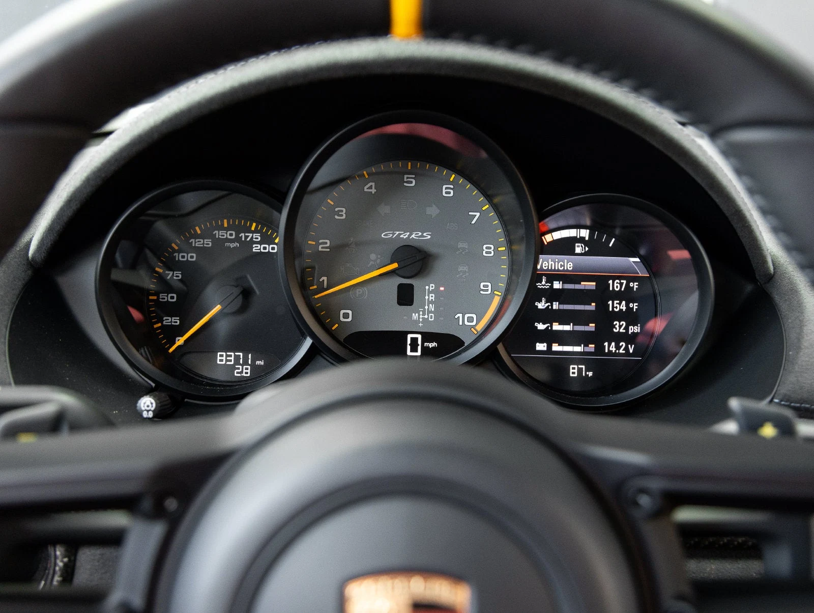 2023 Porsche 718 Cayman GT4 RS Weissach interior