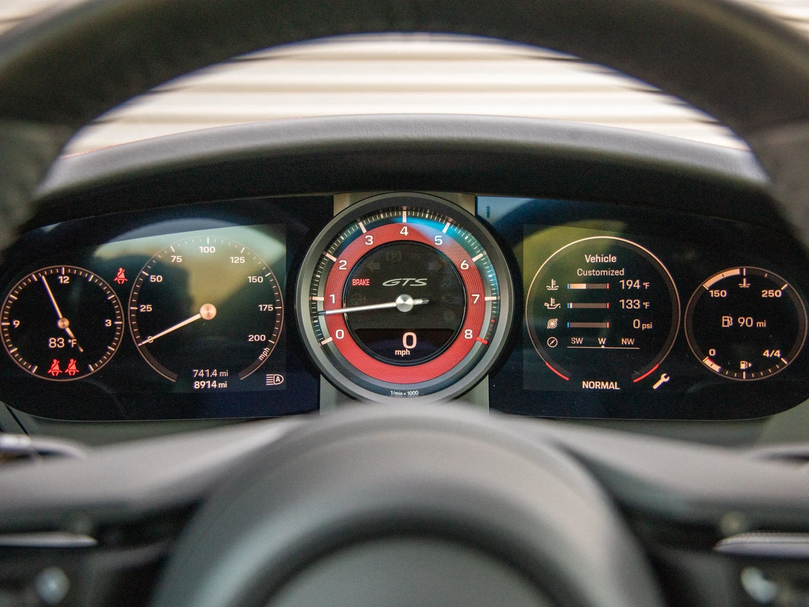 2024 Porsche 911 Carrera GTS Manual interior, Black / Carmine Red GTS interior