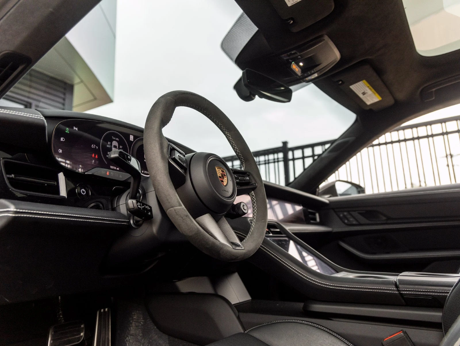 2025 Porsche Taycan Turbo GT interior, dashboard