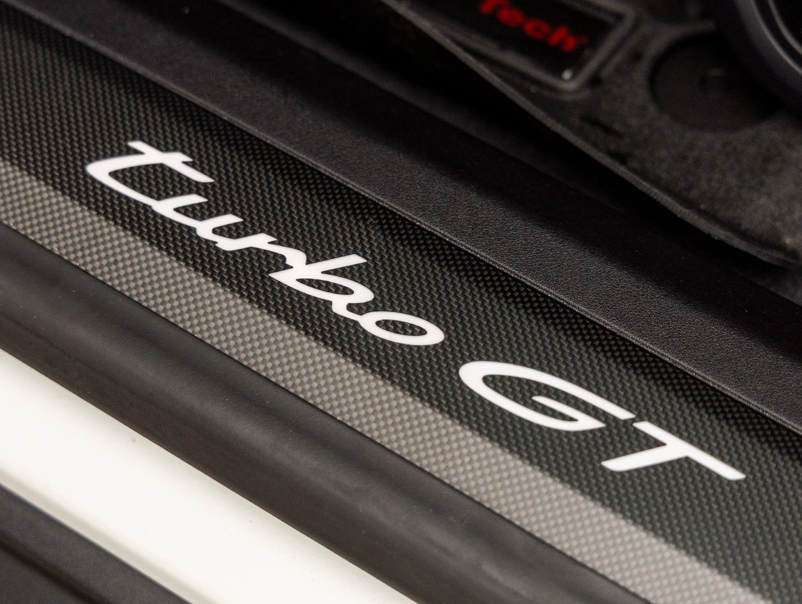 2025 Porsche Taycan Turbo GT interior, door sill