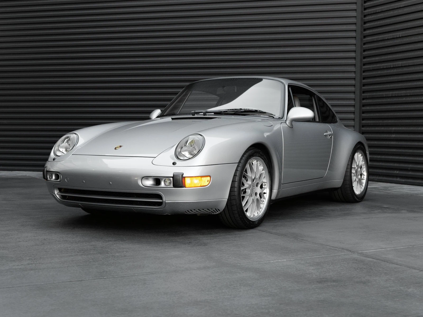 1996 Porsche 911 Carrera Coupe for sale, exterior, Polar Silver Metallic