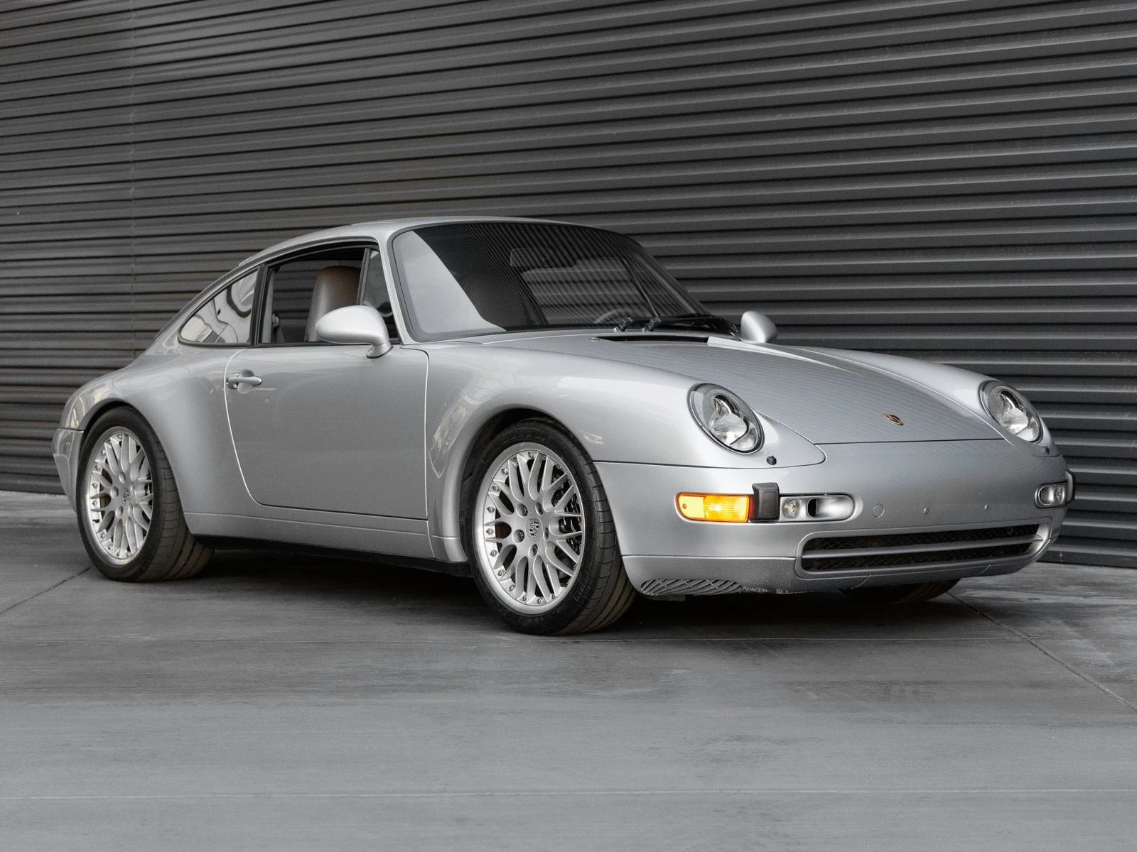 1996 Porsche 911 Carrera Coupe for sale, exterior, Polar Silver Metallic