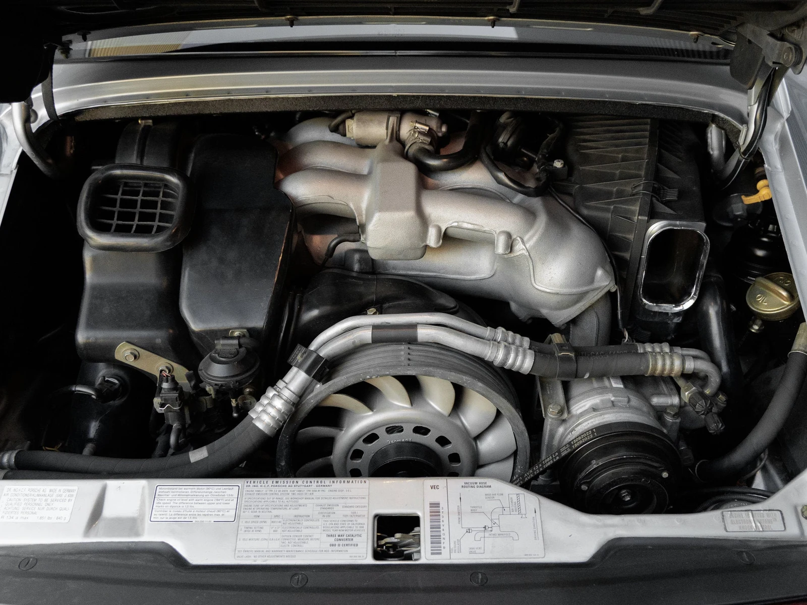 1996 Porsche 911 Carrera Coupe engine