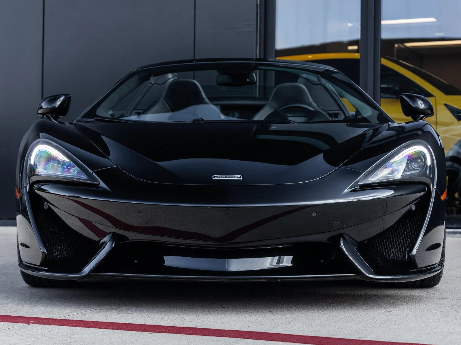 2020 McLaren 570S Spider for sale, exterior, Onyx Black
