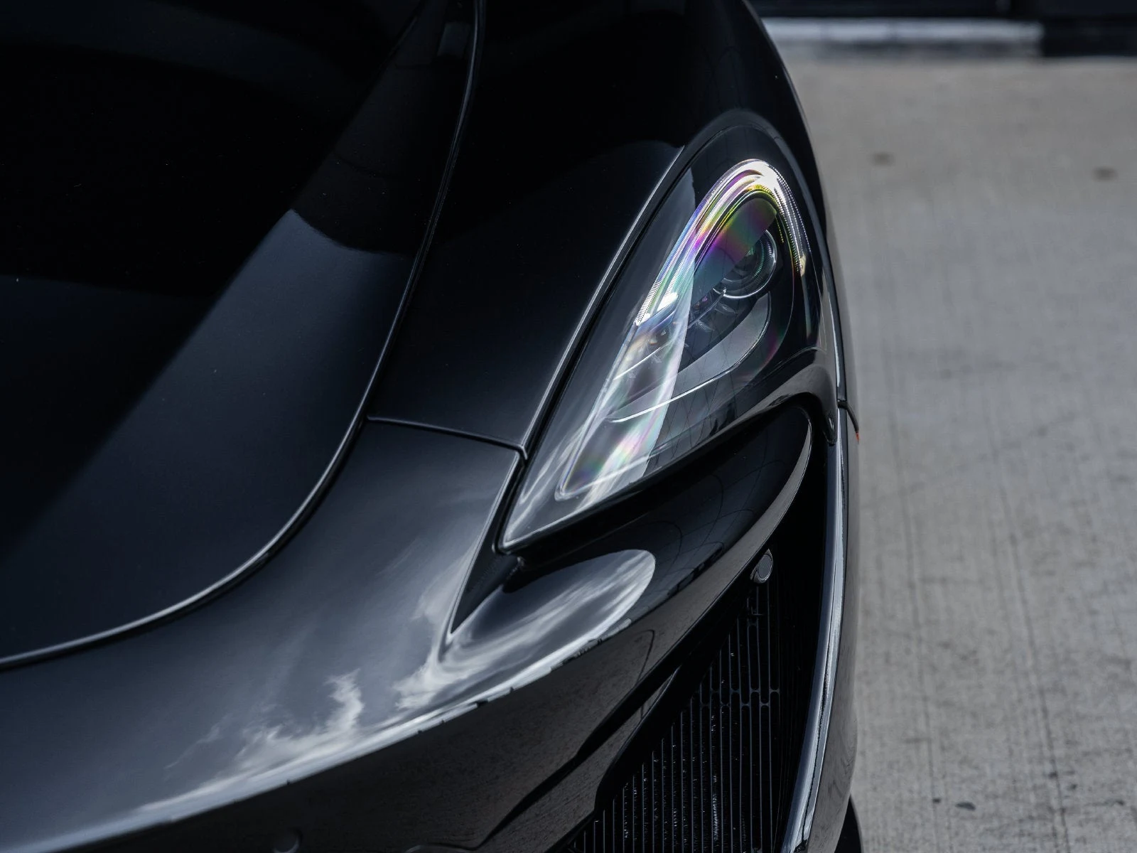 2020 McLaren 570S Spider for sale, exterior, Onyx Black