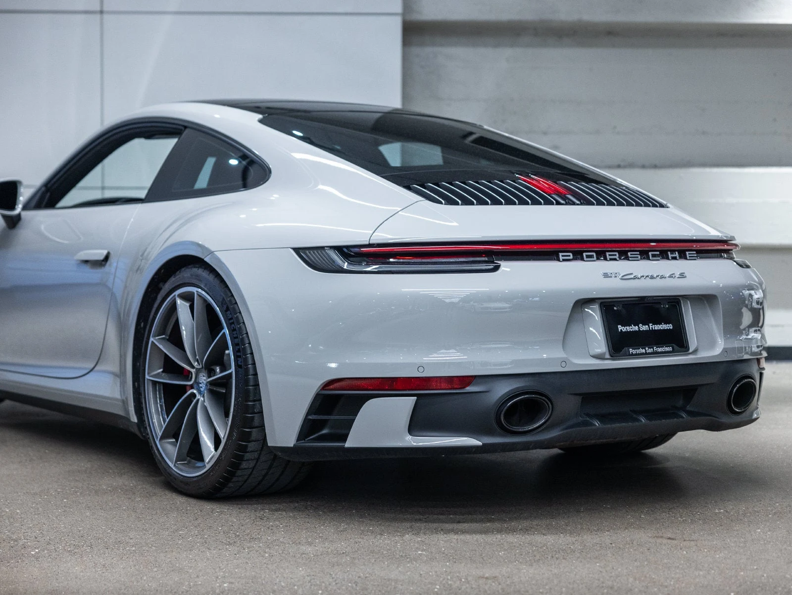 2023 Porsche 911 Carrera 4S for sale, exterior, Chalk