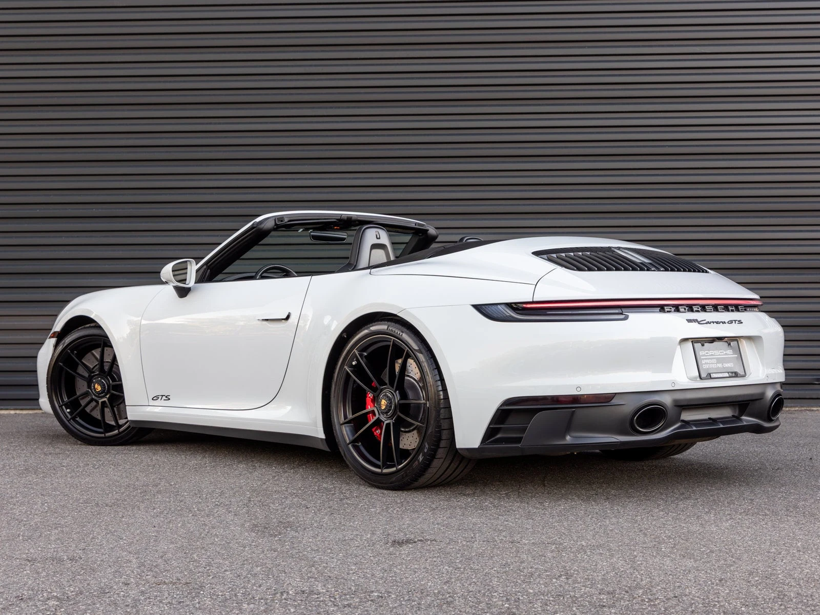 2022 Porsche 911 Carrera GTS Cabriolet for sale, exterior, Carrara White Metallic