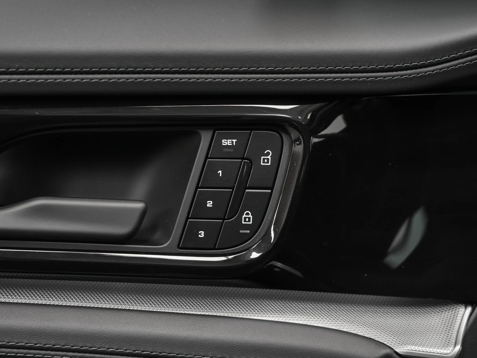 2026 Porsche Panamera 4 E-Hybrid interior, center console, Black leather