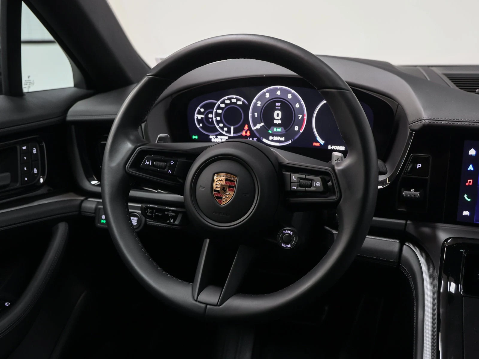 2026 Porsche Panamera 4 E-Hybrid interior, dashboard, Black leather
