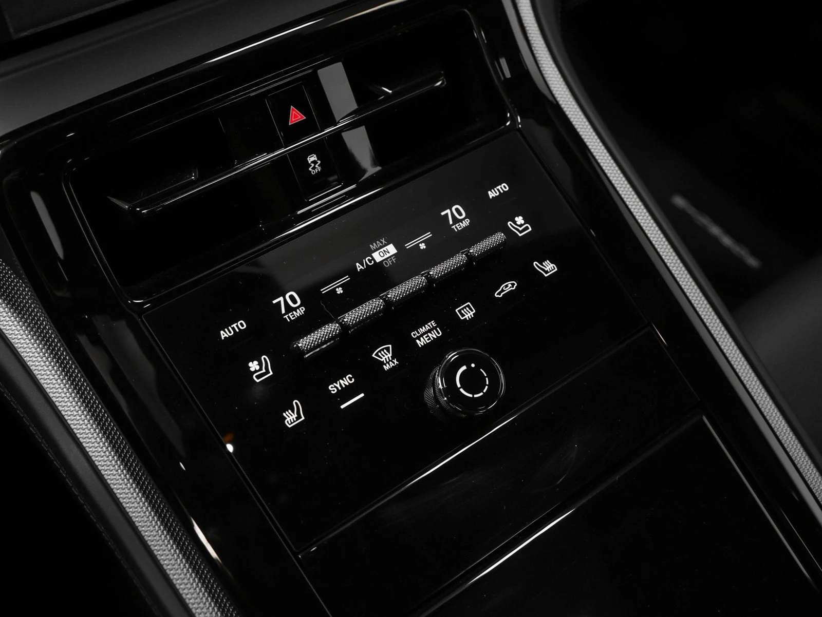 2026 Porsche Panamera 4 E-Hybrid interior, center console, Black leather