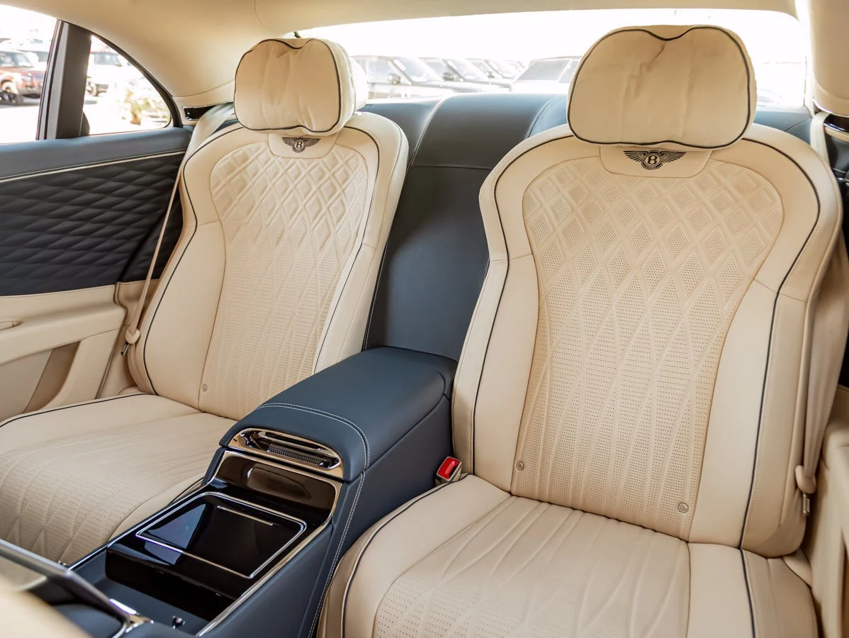 2022 Bentley Flying Spur V8 interior, seats, Magnolia