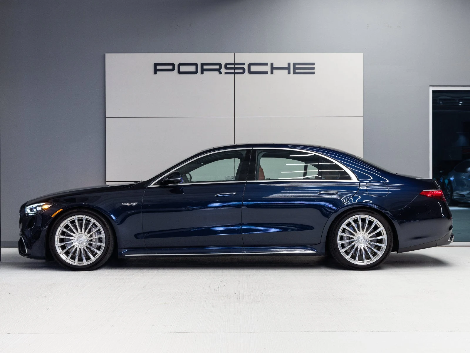 2024 Mercedes-AMG S 63 E PERFORMANCE for sale, exterior, Nautical Blue Metallic