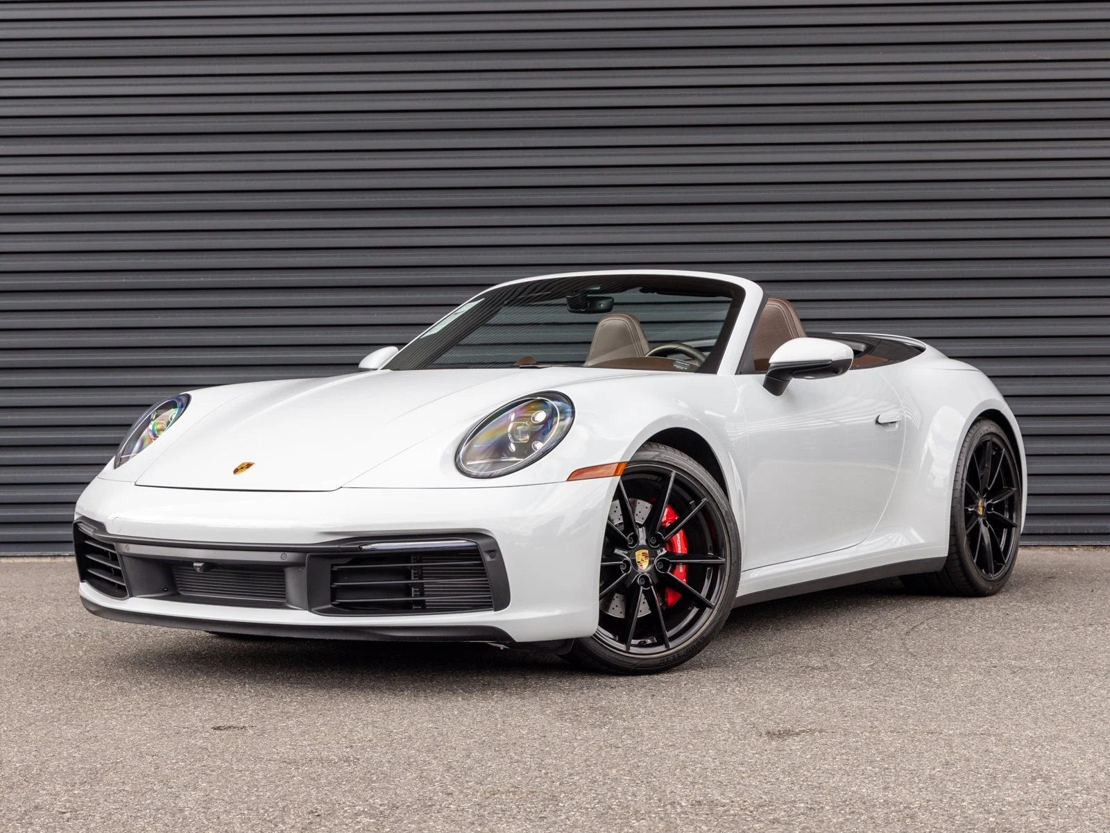 2021 Porsche 911 Carrera 4S Cabriolet for sale, exterior, Carrara White Metallic