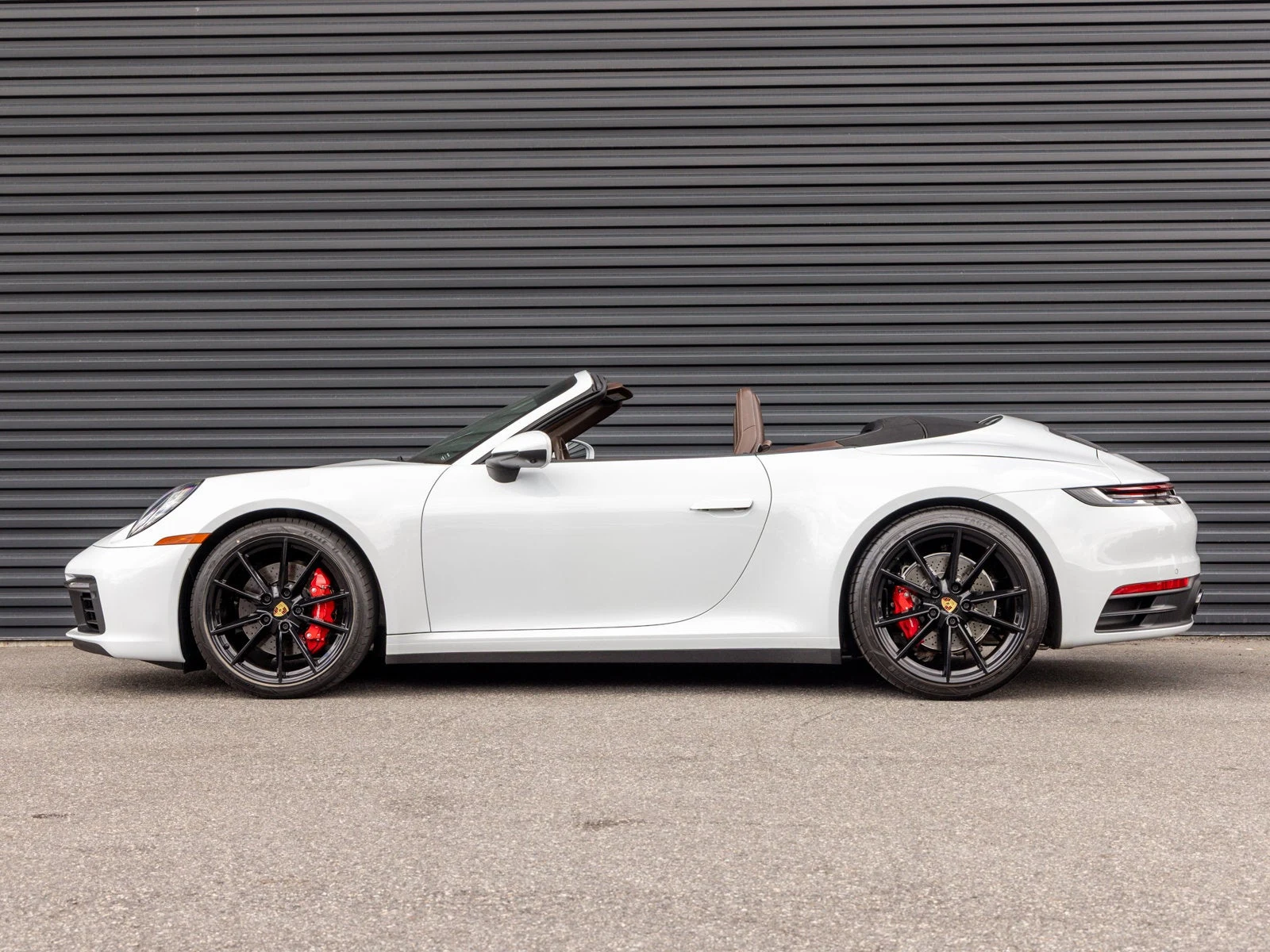 2021 Porsche 911 Carrera 4S Cabriolet for sale, exterior, Carrara White Metallic