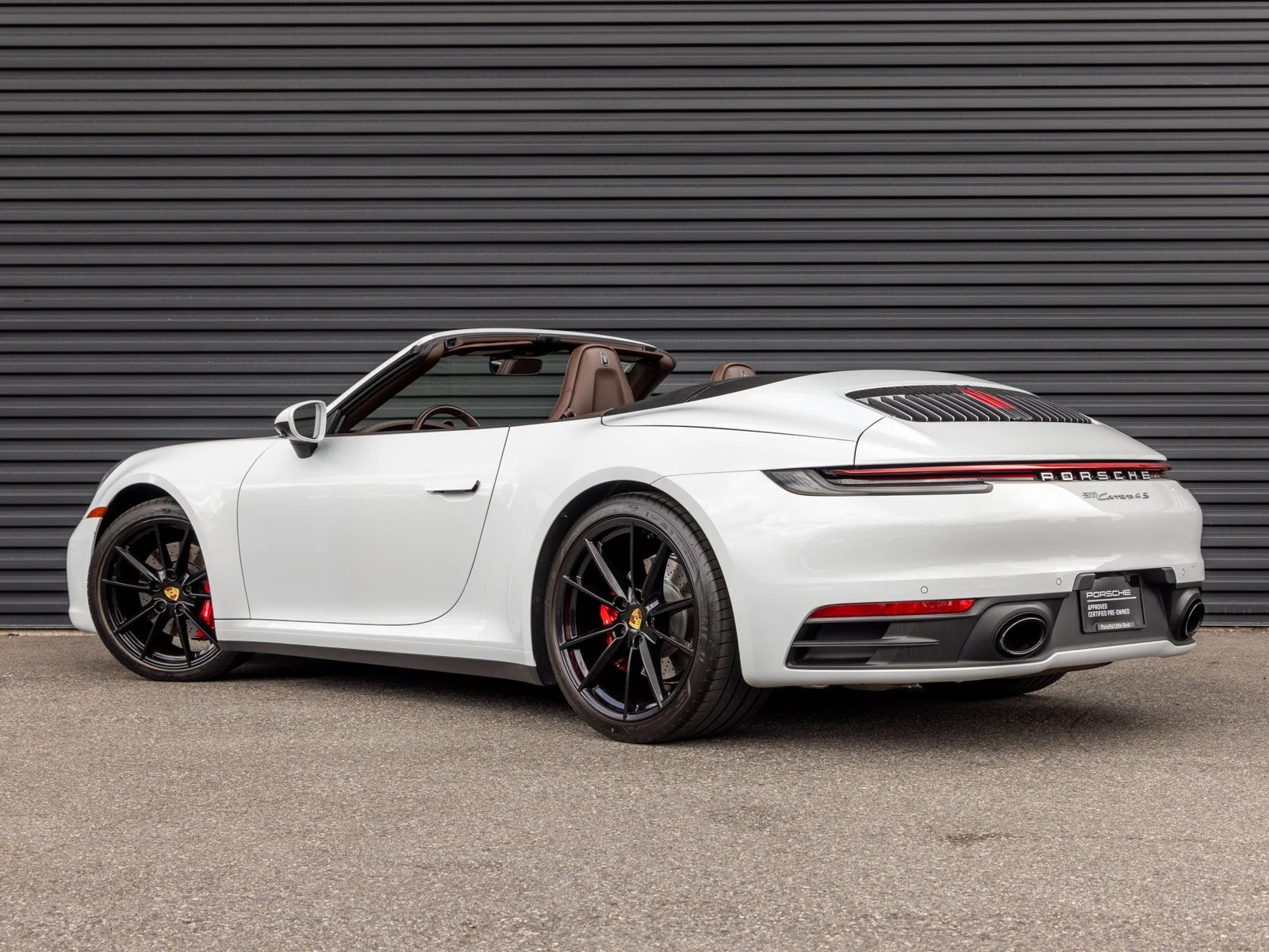 2021 Porsche 911 Carrera 4S Cabriolet for sale, exterior, Carrara White Metallic