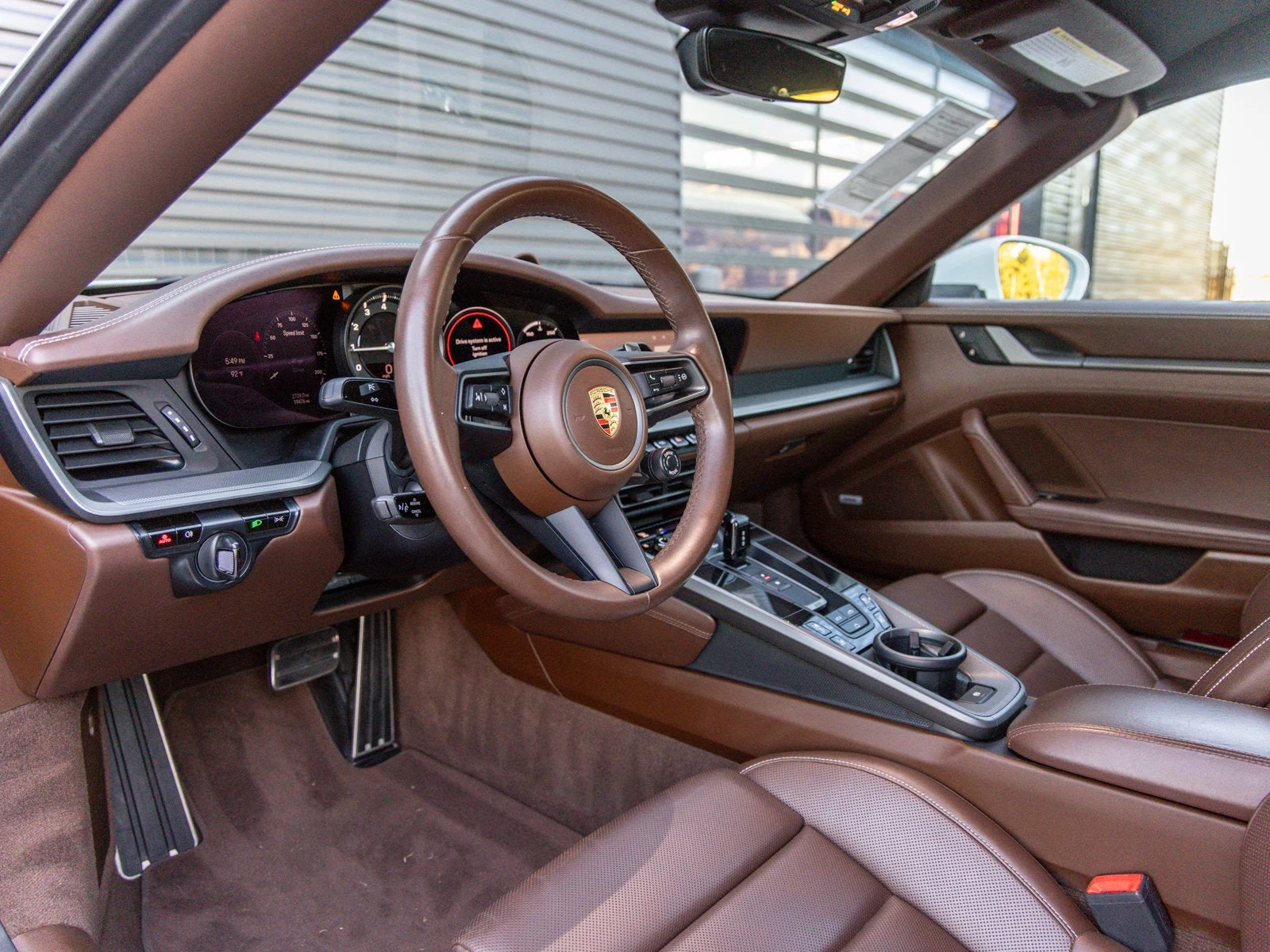 2021 Porsche 911 Carrera 4S Cabriolet interior, dashboard