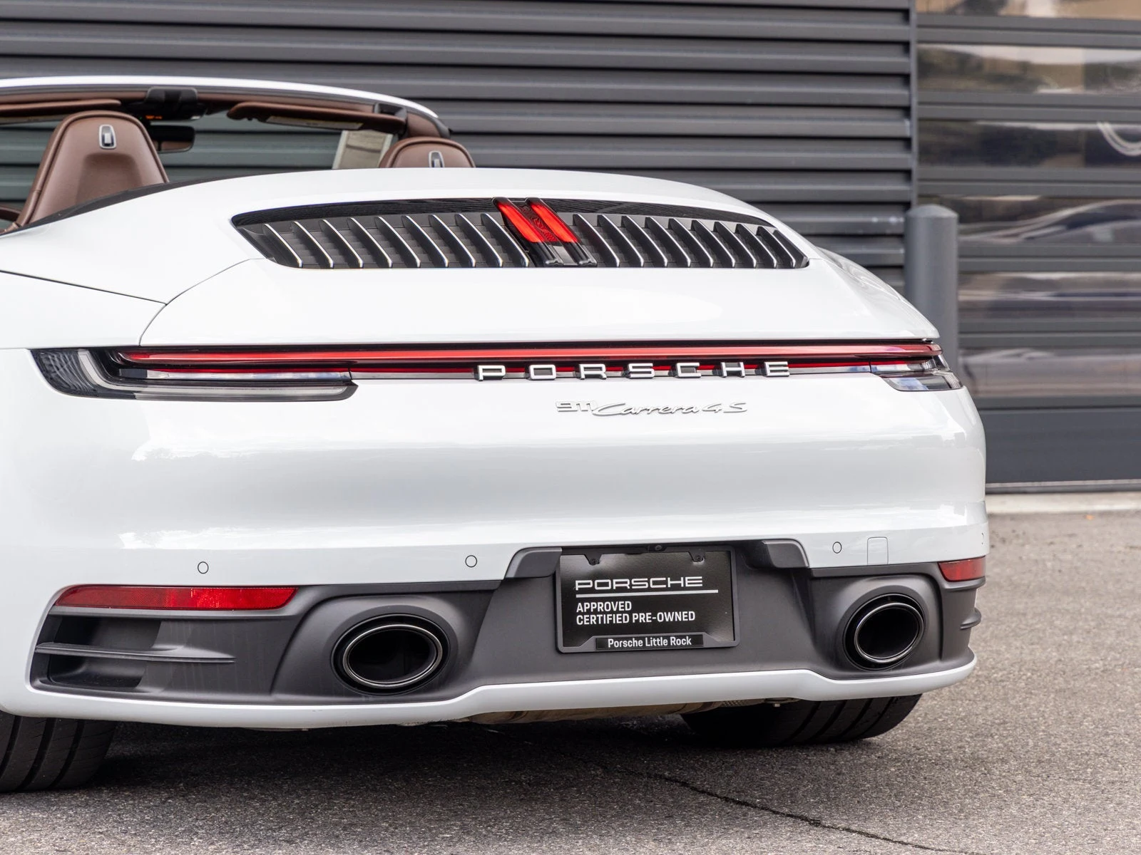2021 Porsche 911 Carrera 4S Cabriolet for sale, exterior, Carrara White Metallic