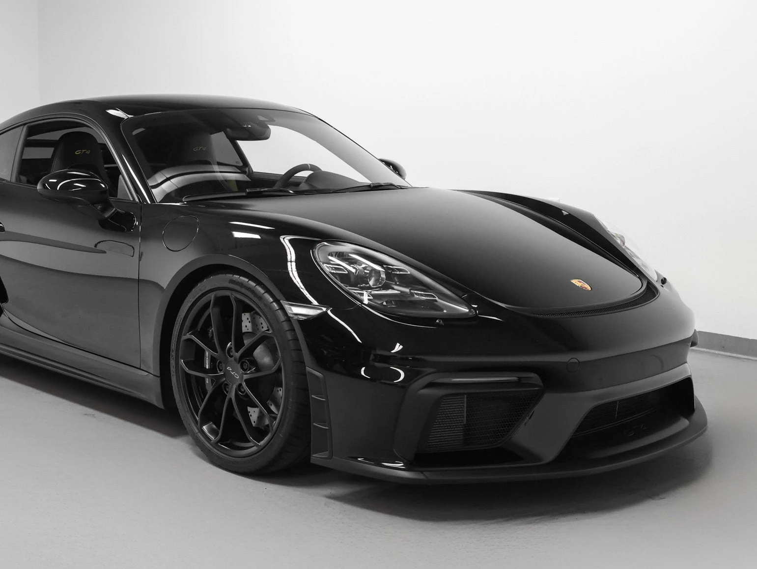 2021 Porsche 718 Cayman GT4 Manual for sale, exterior, Black