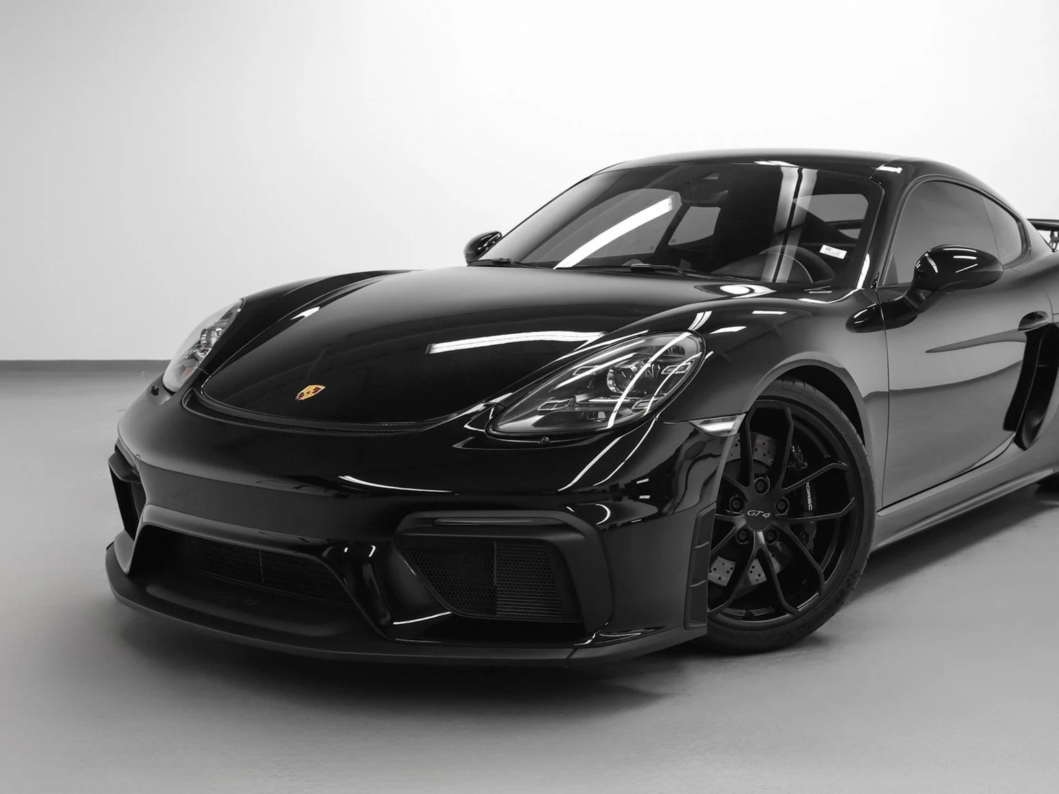 2021 Porsche 718 Cayman GT4 Manual for sale, exterior, Black